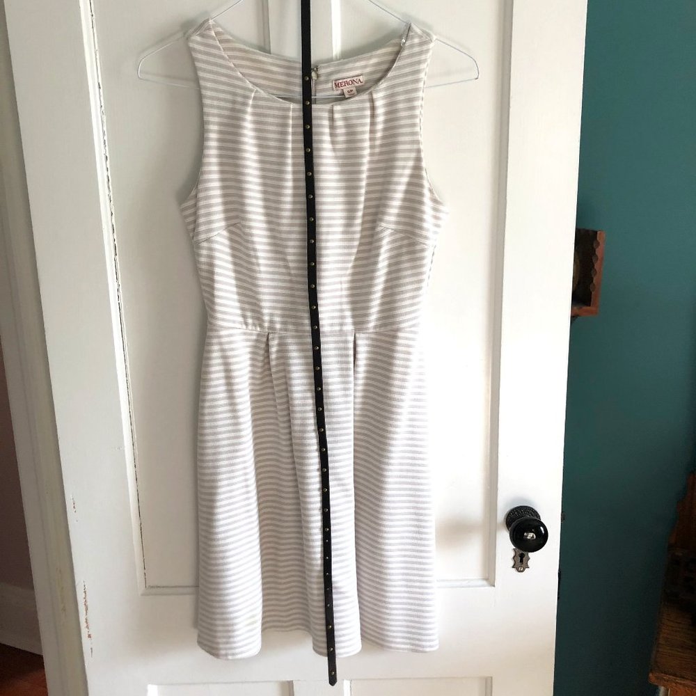 Cotton Merona Dress With Belt